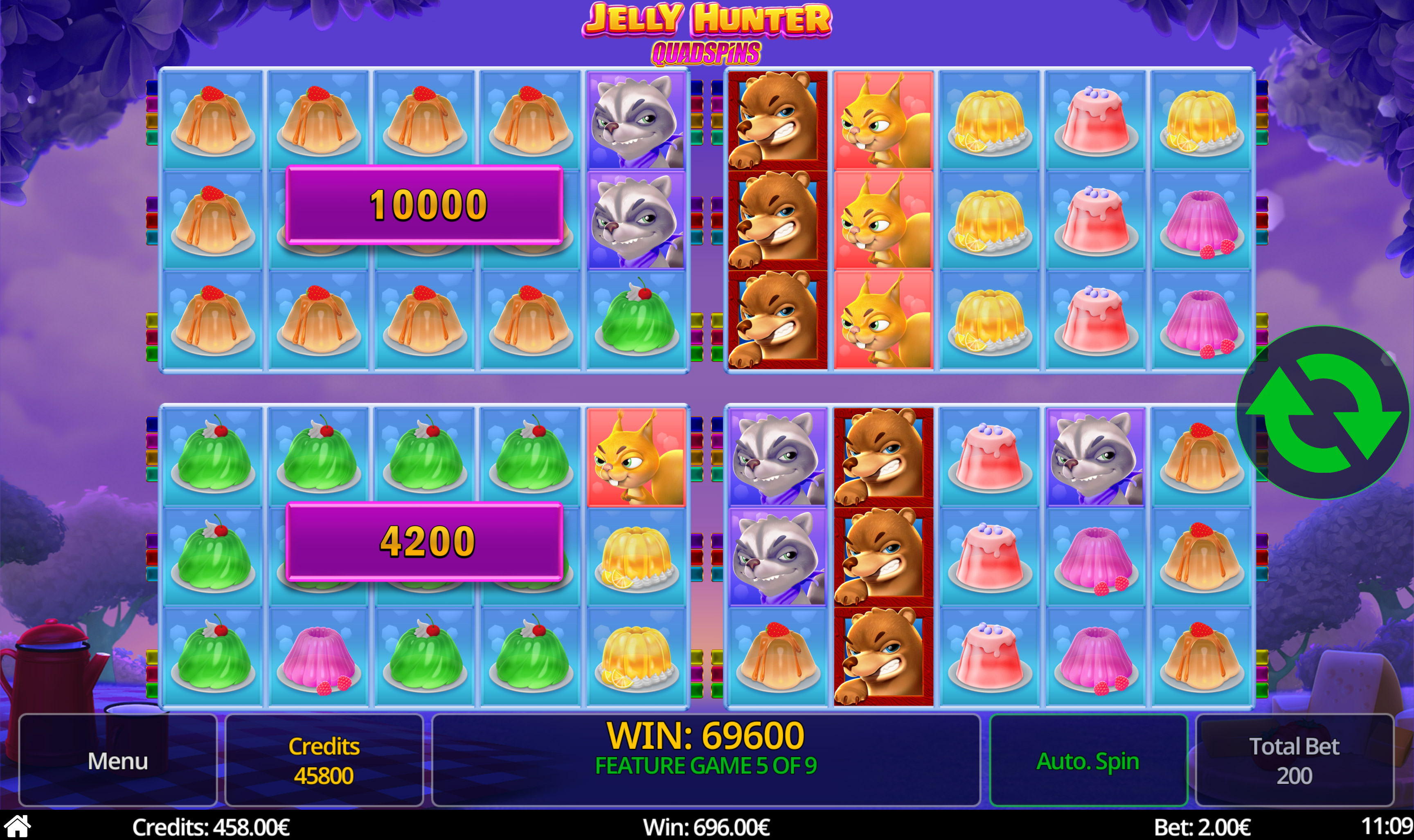 Jelly Hunter Quadspins