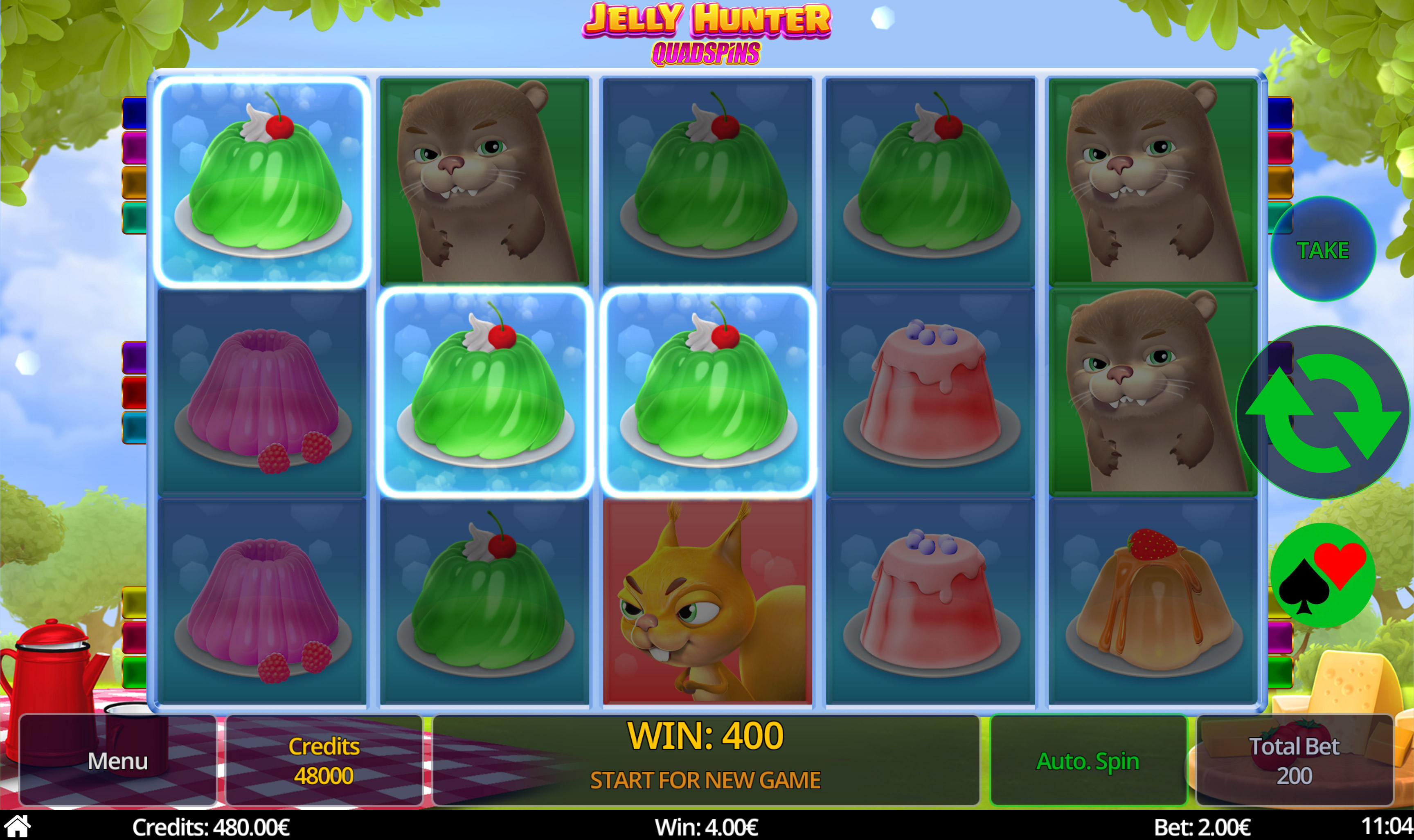 Jelly Hunter Quadspins