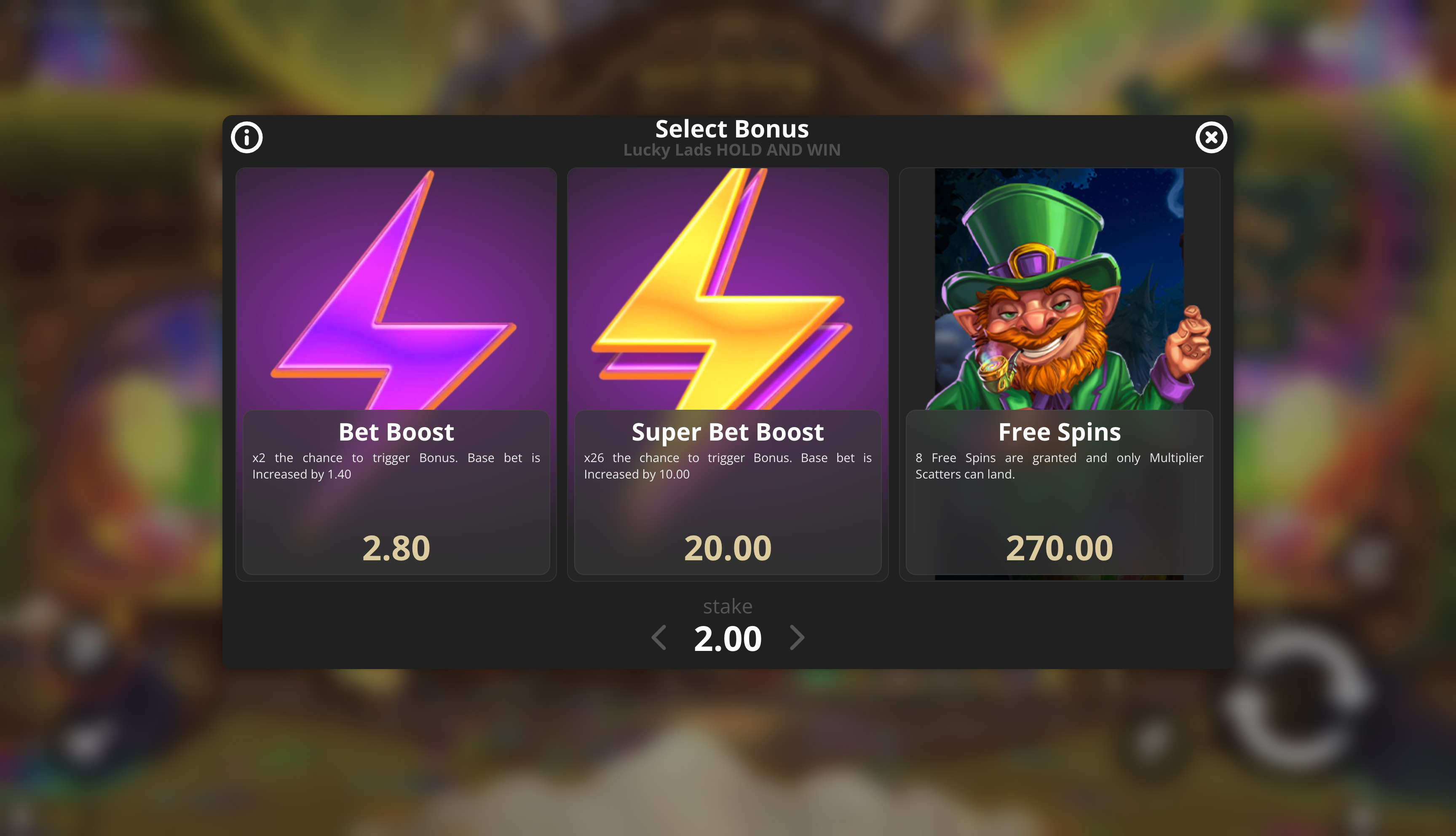 Lucky Lads Hold & Win