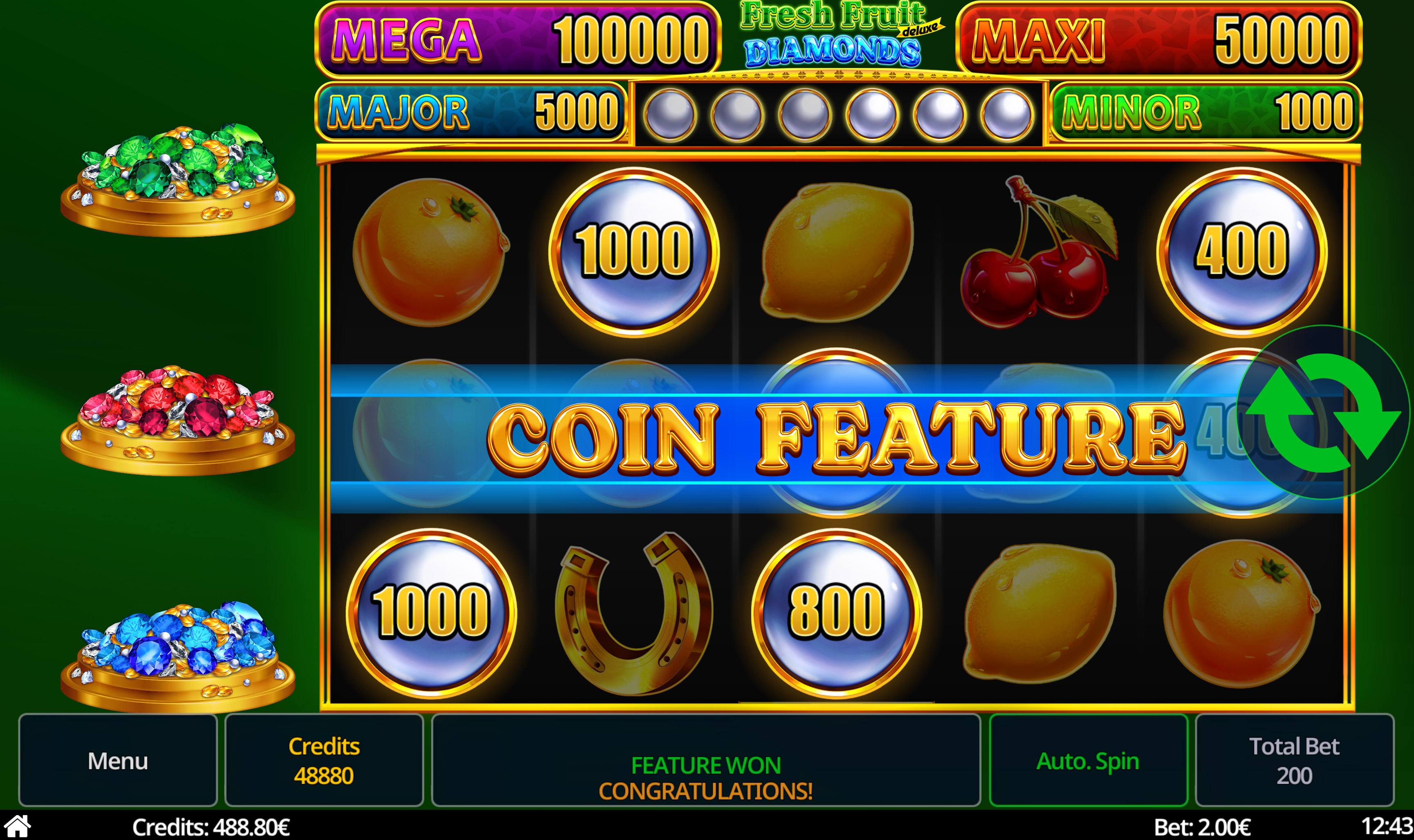 Fresh Fruit deluxe Diamonds