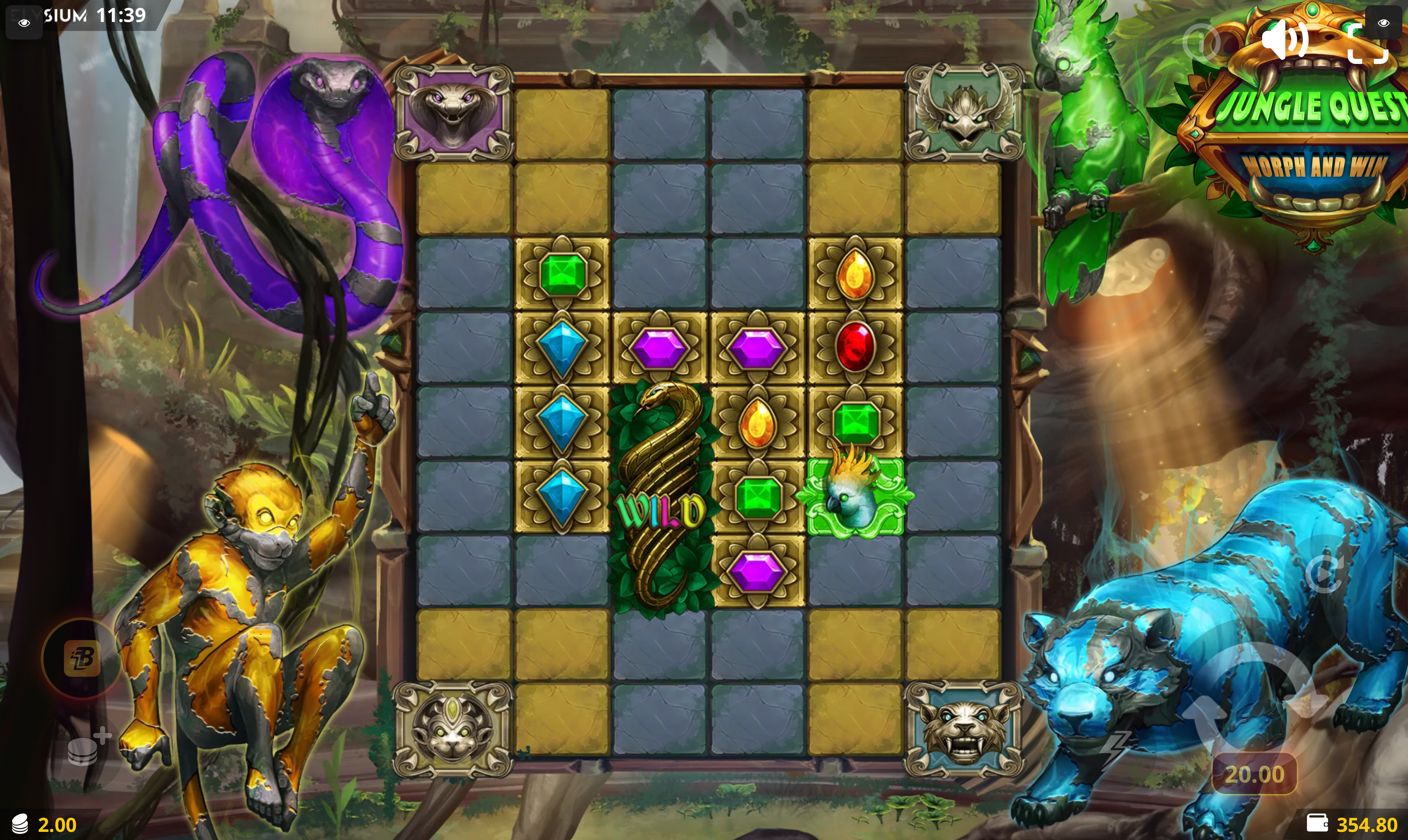 Jungle Quest Morph and Win