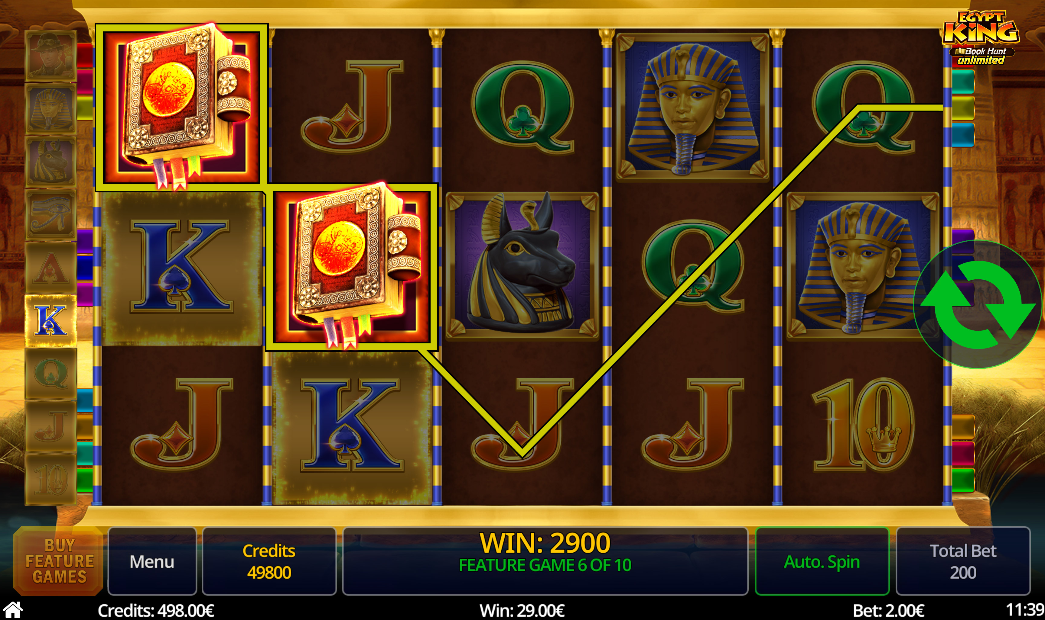 Egypt King Book Hunt Unlimited