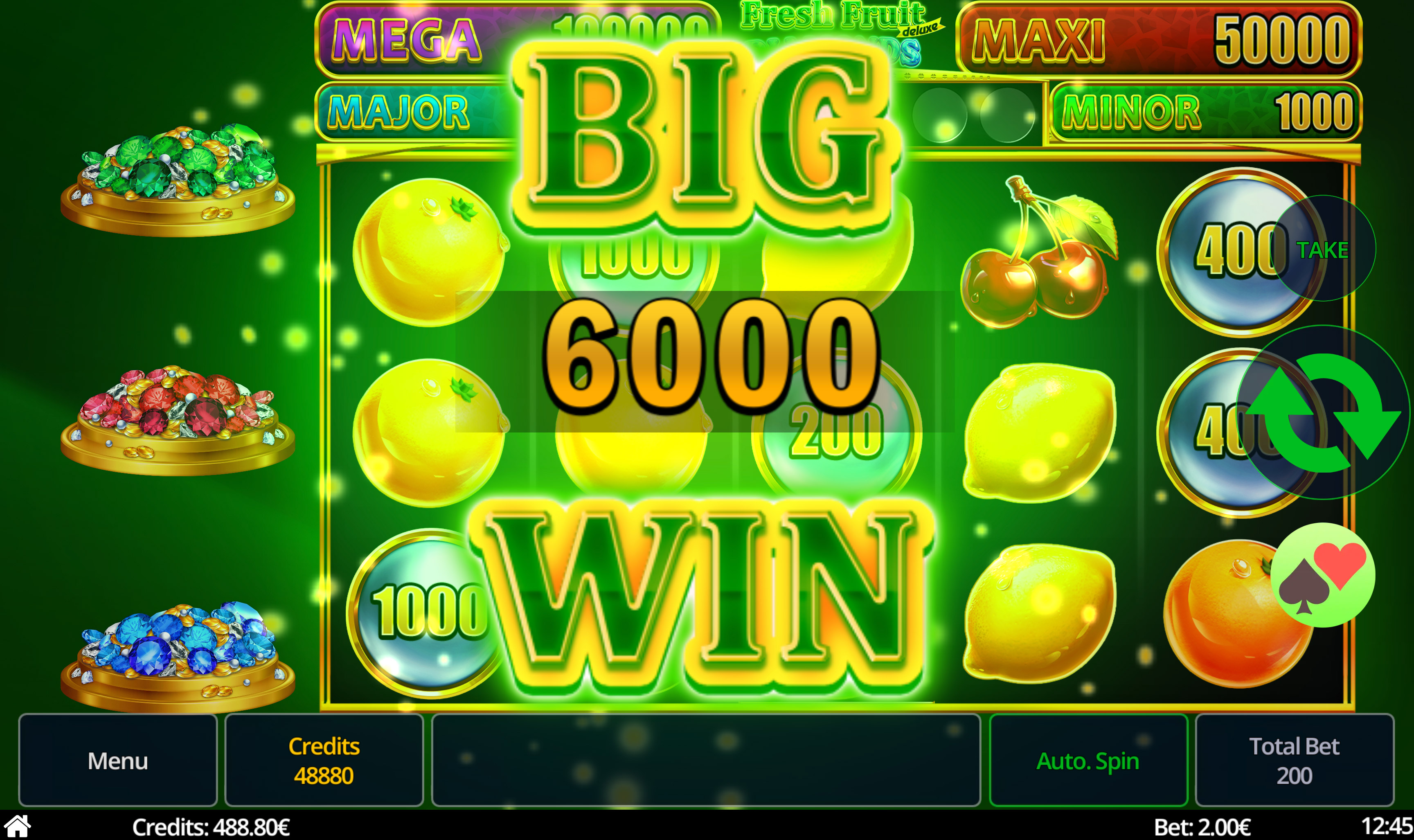 Fresh Fruit deluxe Diamonds