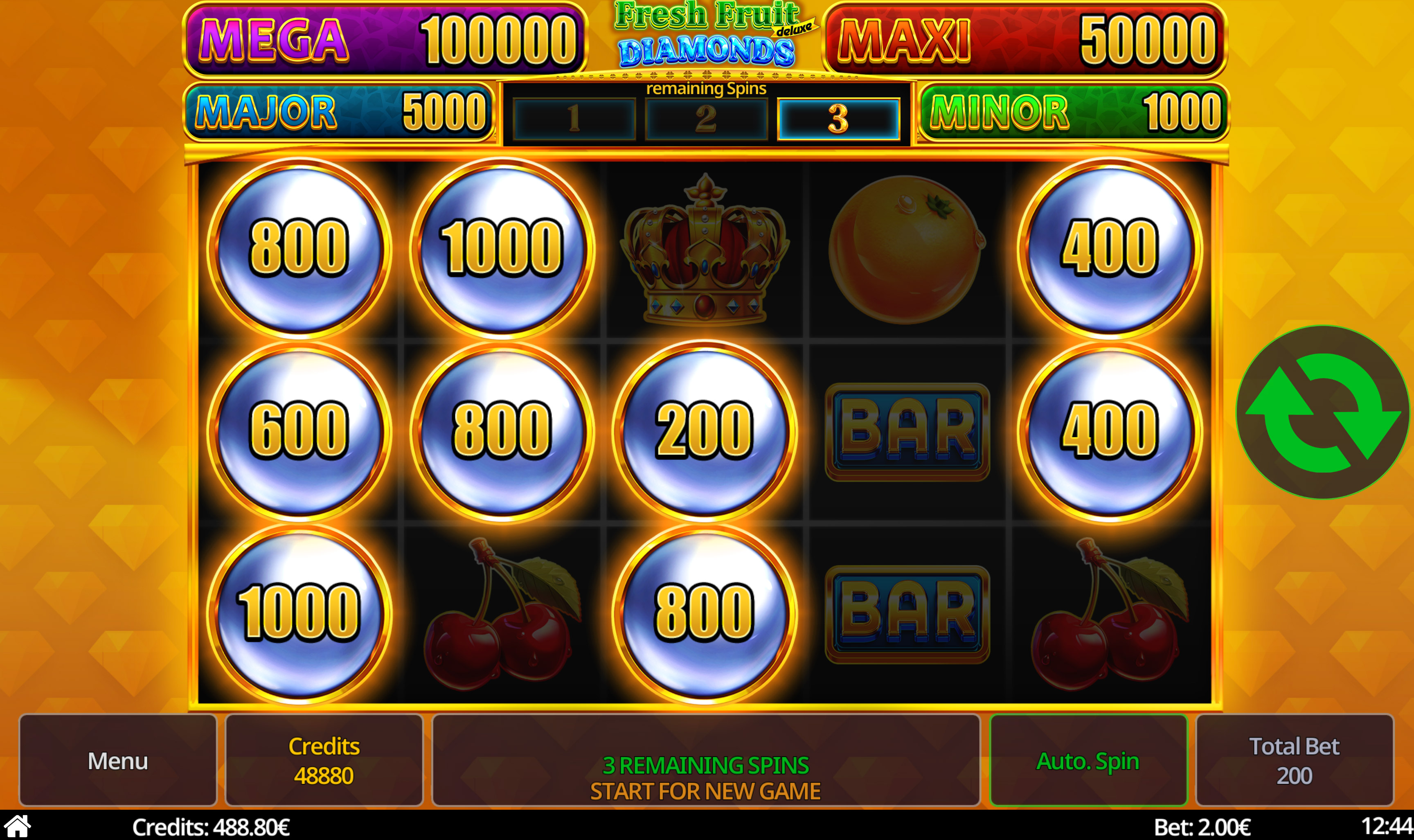 Fresh Fruit deluxe Diamonds