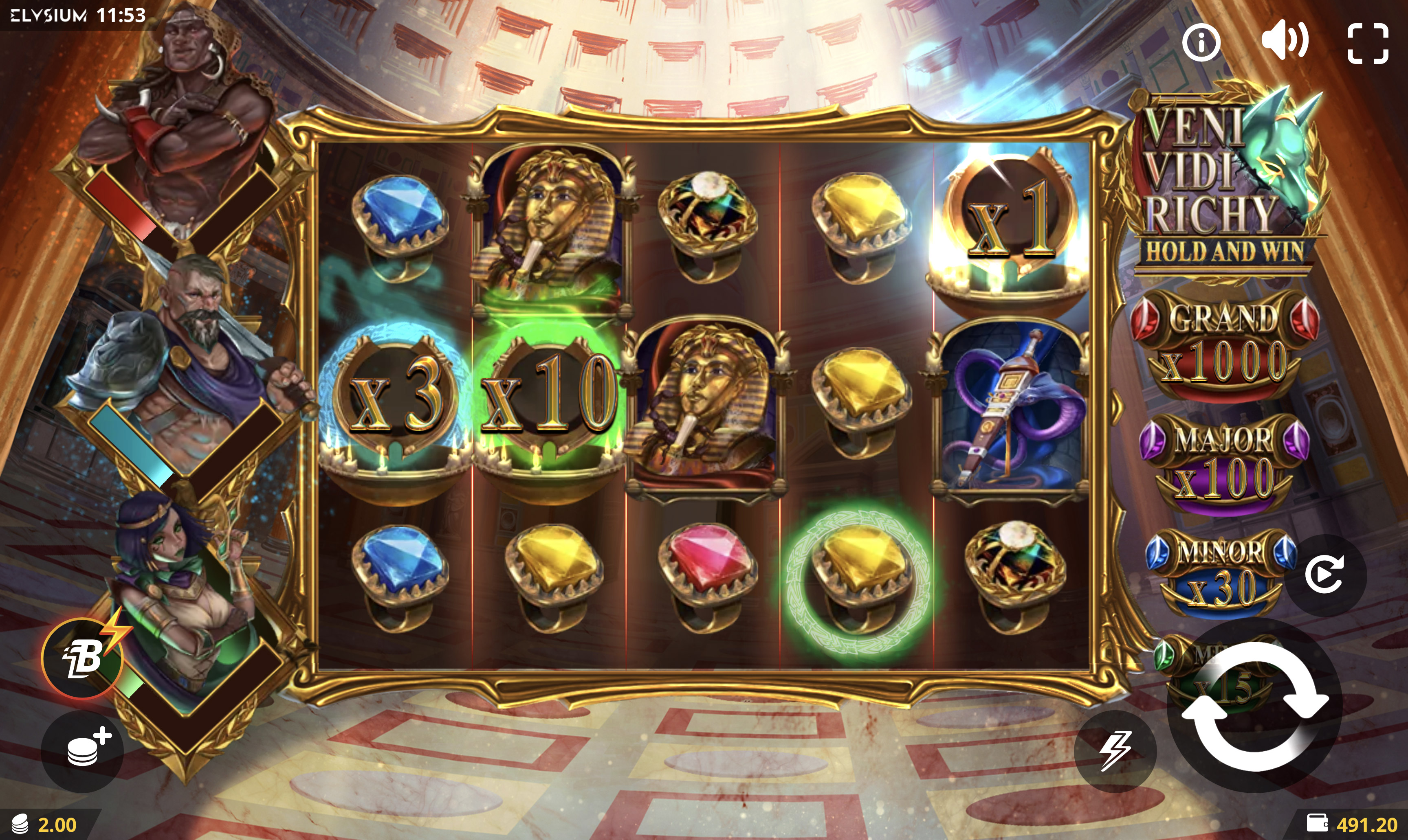 Veni Vidi Richy Hold and Win