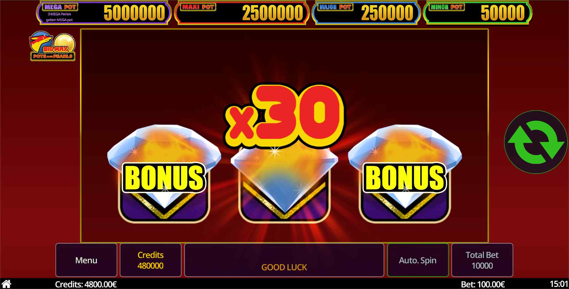 Big Max Pots and Pearls