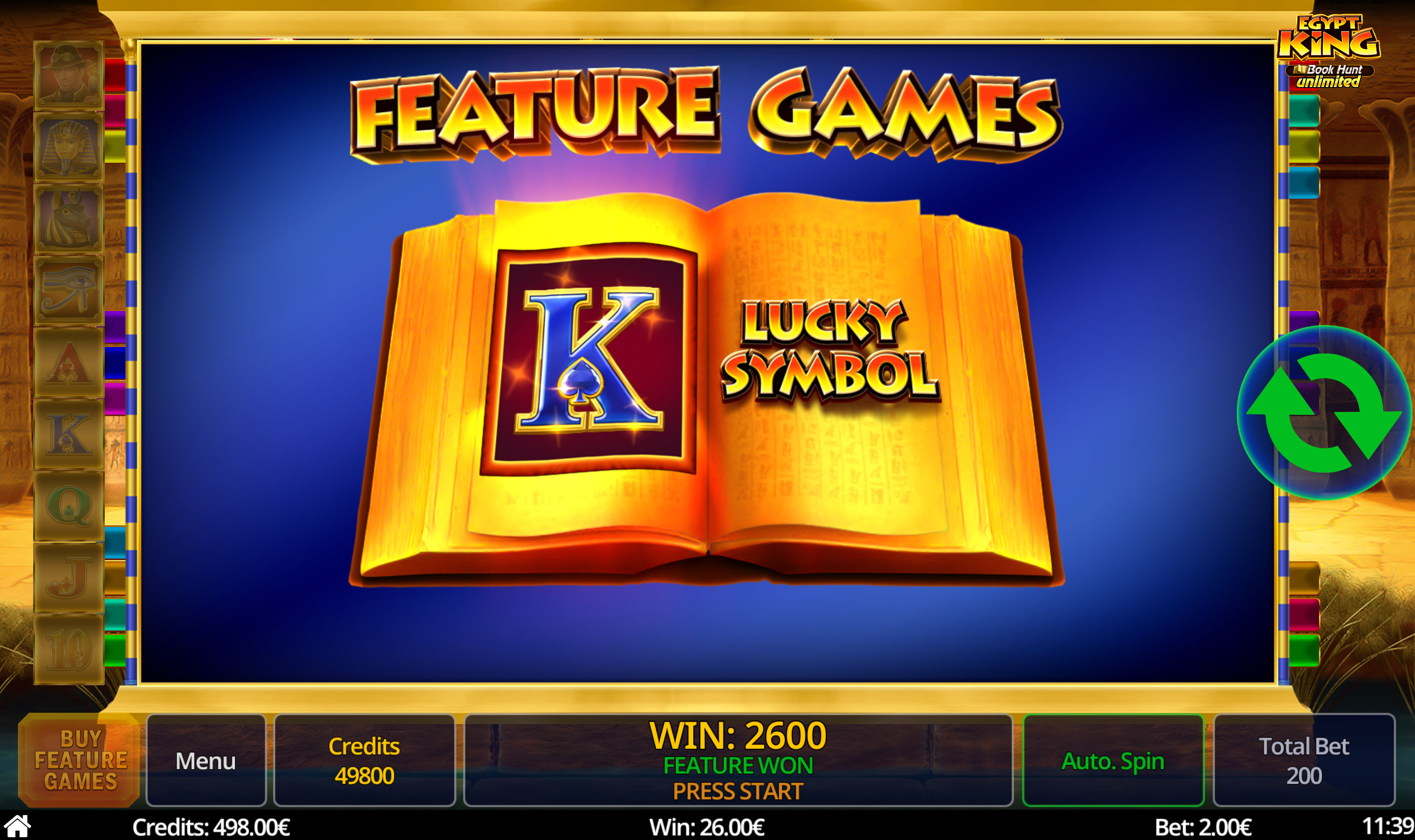 Egypt King Book Hunt Unlimited