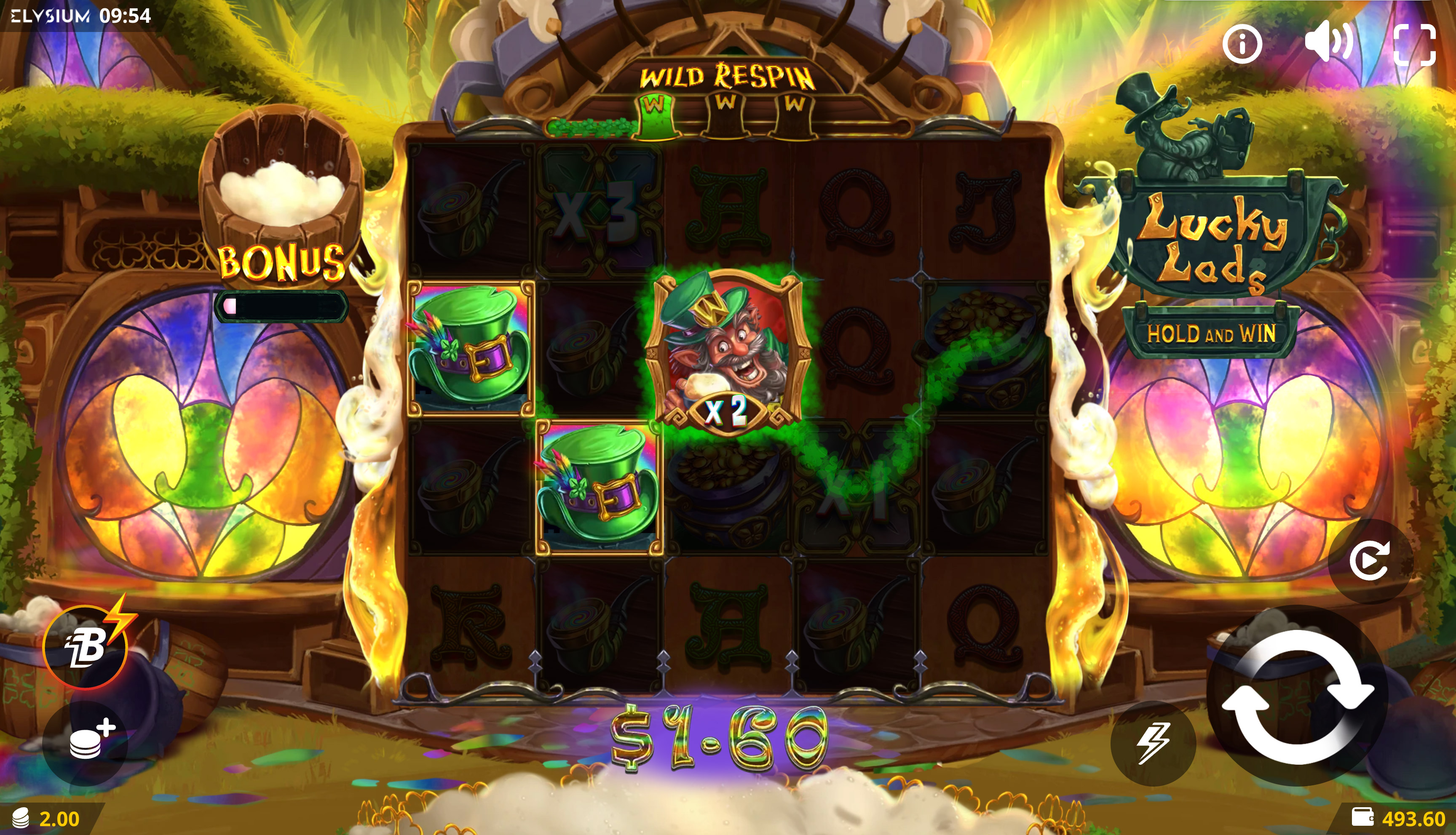 Lucky Lads Hold & Win