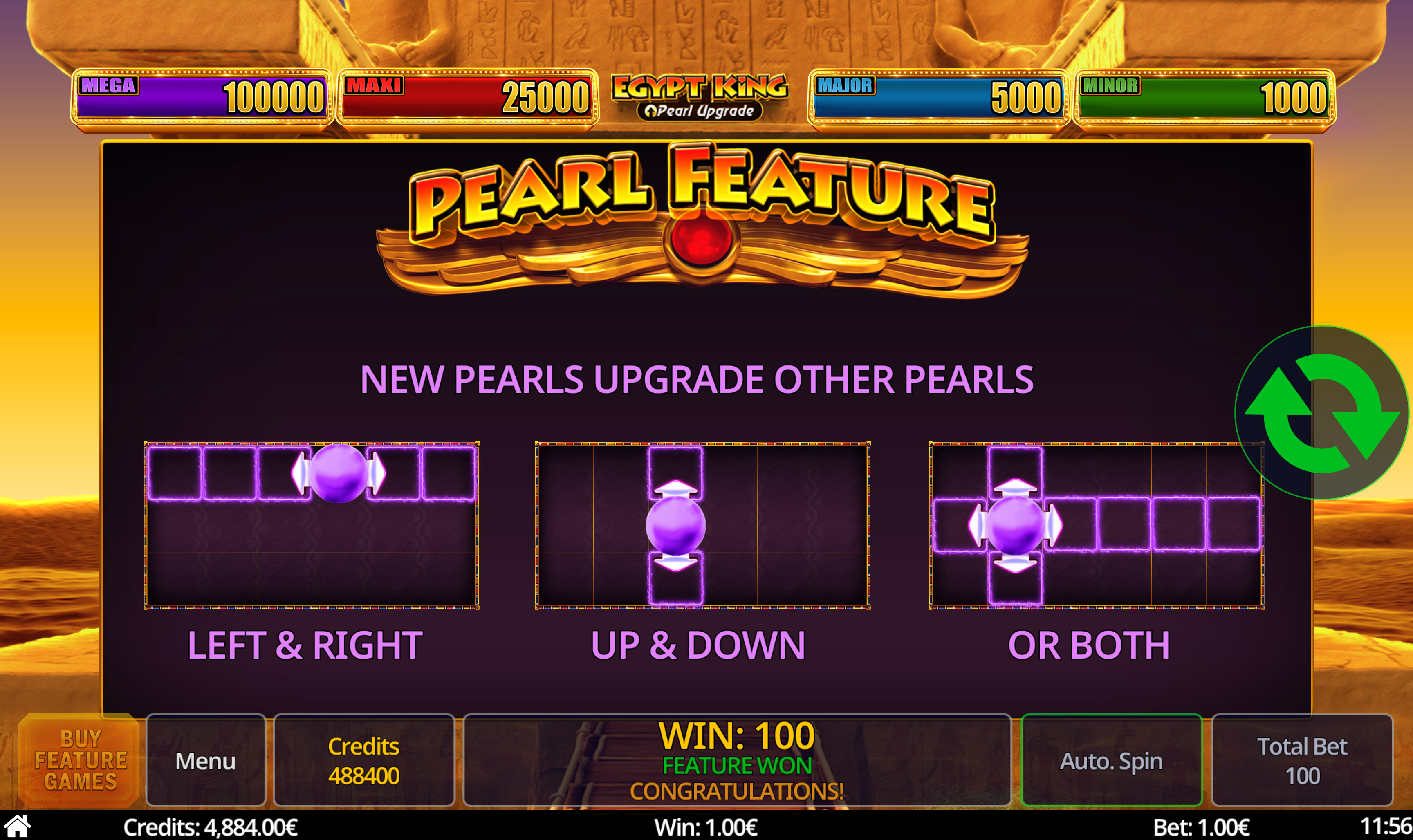 Egypt King Pearl Upgrade