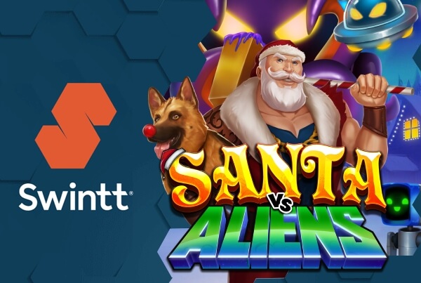 Swintt set phasers to “fun” with new Santa vs Aliens slot